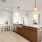 dining area with recessed lighting next to kitchen